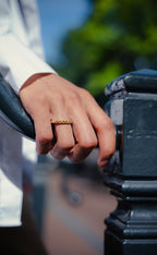 Green Bullets Row Ring