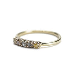 Diamond Quintent Row Ring