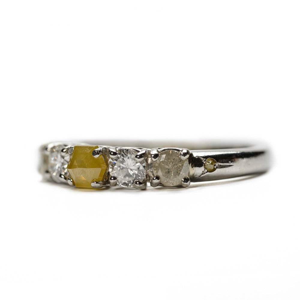 Crème de la Crème Platina Row Ring